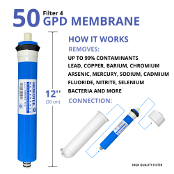 Membrane osmose inverse 50 GPD