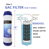 Jeux 4 filtres + membrane 50 GPD osmose inverse STORM , proline