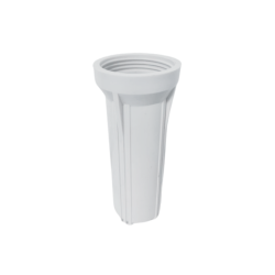 vaso porta prefiltros resina blanca sin tapa