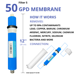 OFERTA membrana + 4 filtros osmosis inversa CS
