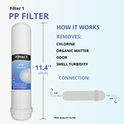 Kit 4 filtres  osmose inverse compatible  HIDROSALUD HIDROBOX